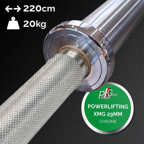 Bilanciere Powerlifting XMG 29mm Cromato | Barbell XMG 29mm Chrome-plated