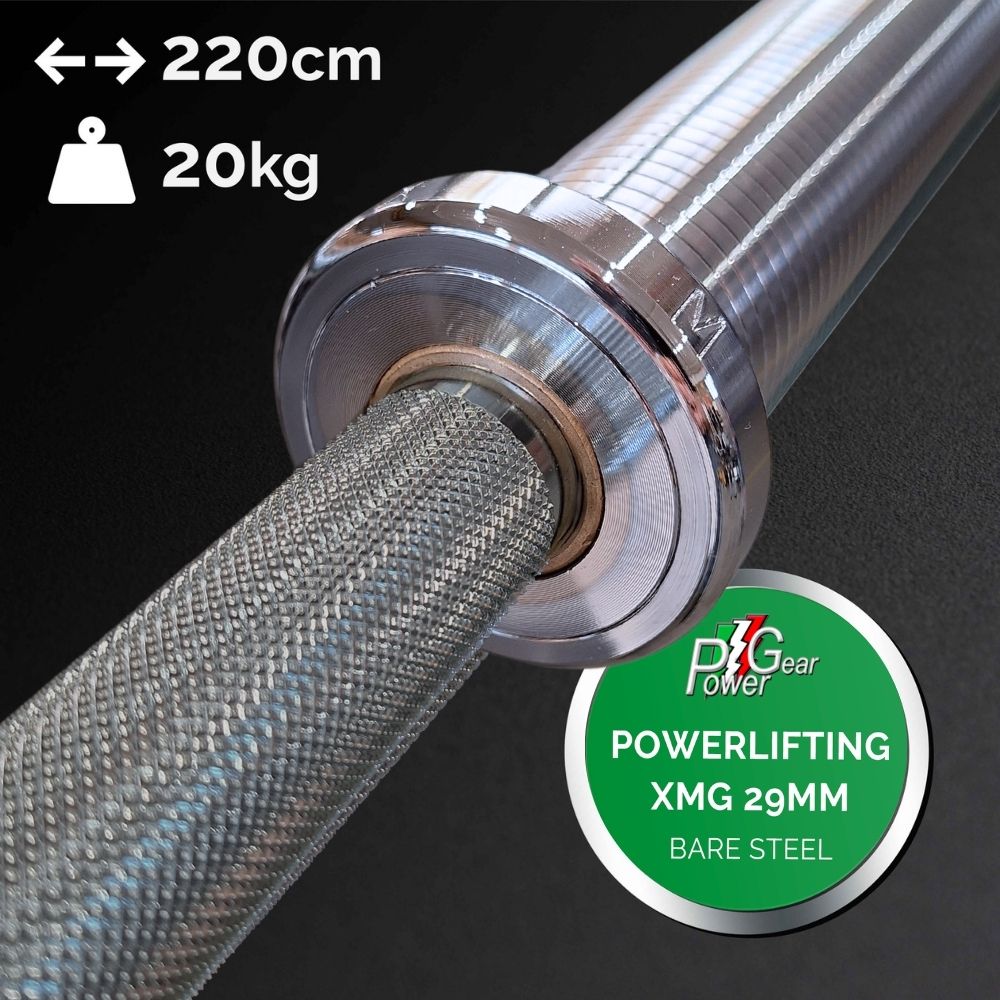 Bilanciere Powerlifting XMG 29mm Grezzo | Barbell XMG 29mm Bare Steel