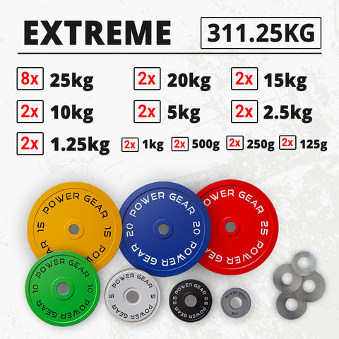 Pack Dischi Extreme - 311.25kg