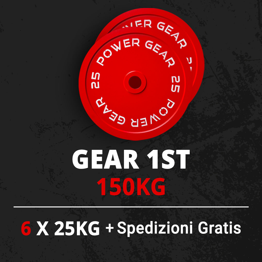 Set Dischi 6x25kg (150kg) - Gear 1ST