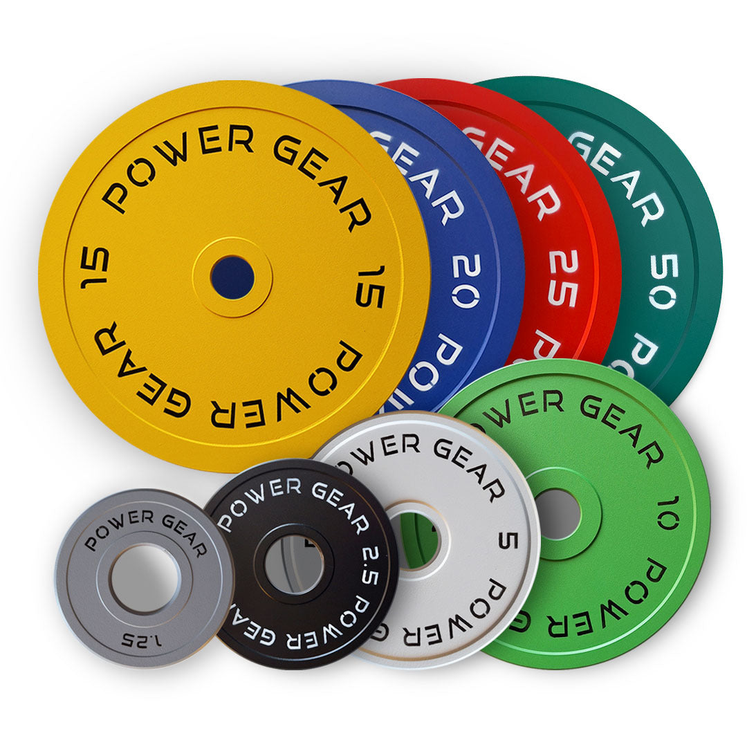 Set Dischi Frazionari Per Bilanciere Olimpico – 6 Pezzi: 0.6kg, 1.1kg, 2.3kg, Rivestiti In Poliuretano