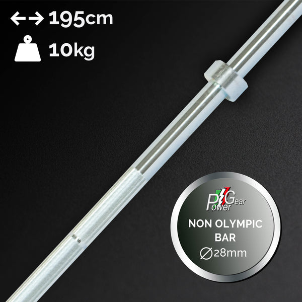 Bilanciere non olimpico Ø28mm - perni di carico Ø25mm | Standard Barbell Ø28mm - loading pivots Ø25mm