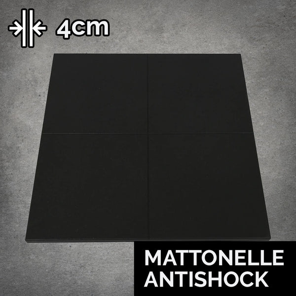 Mattonelle in gomma antishock | Antishock Rubber Tiles